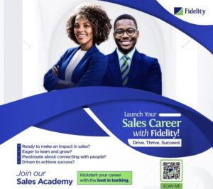 Fidelity Bank Sales Academy 2026 for Young Nigerian Graduates