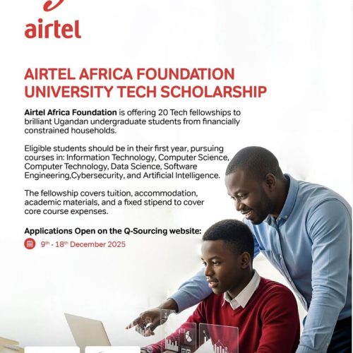 Airtel Africa Foundation University Tech Scholarship 2026 for Young Adults(Fully Funded)