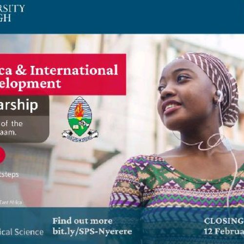 Nyerere Scholarship 2025 – Fully Funded MSc at the University of Edinburgh (UK)