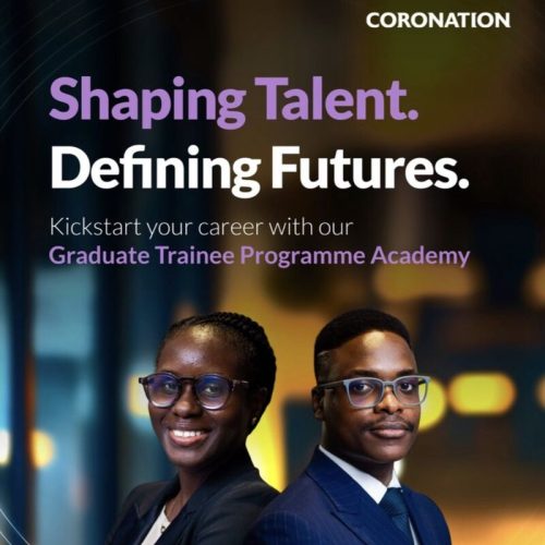 Coronation Graduate Trainee Programme Academy 2026 for Young Nigerian Graduates