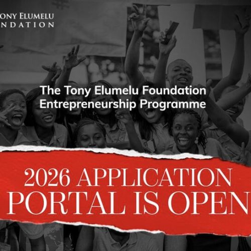 Tony Elumelu Foundation Entrepreneurship Programme (TEEP) 2026 for Young African Entrepreneurs