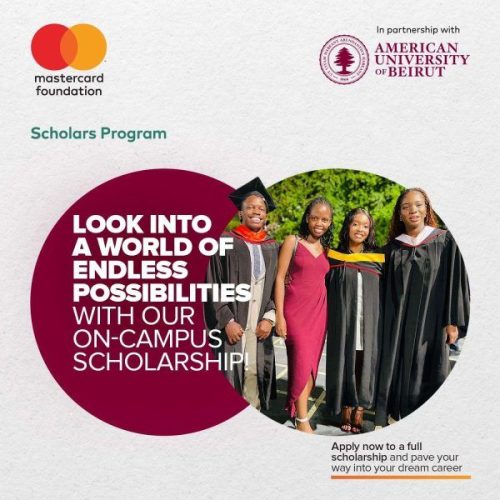 Fully Funded Opportunity | Mastercard Foundation Scholars Program at AUB (Fall 2026–2027)