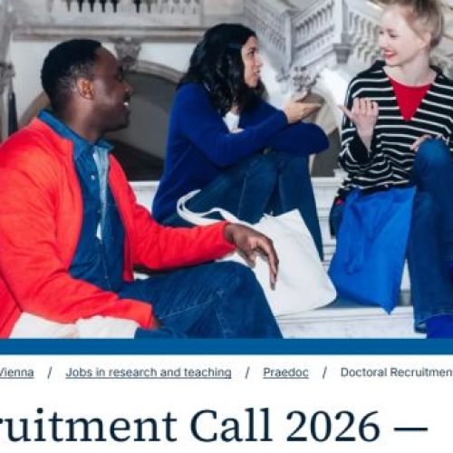 Fully Funded Doctoral Opportunities 2026 at the University of Vienna (Social Sciences, Humanities & Cultural Studies)