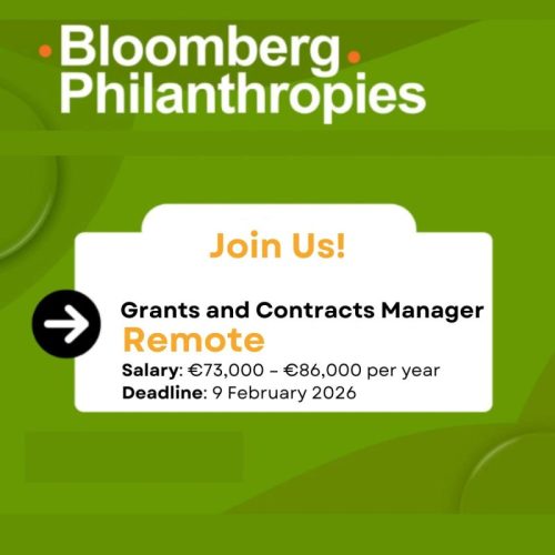 Bloomberg Philanthropies’ Ocean Fund is hiring a Grants and Contracts Manager!