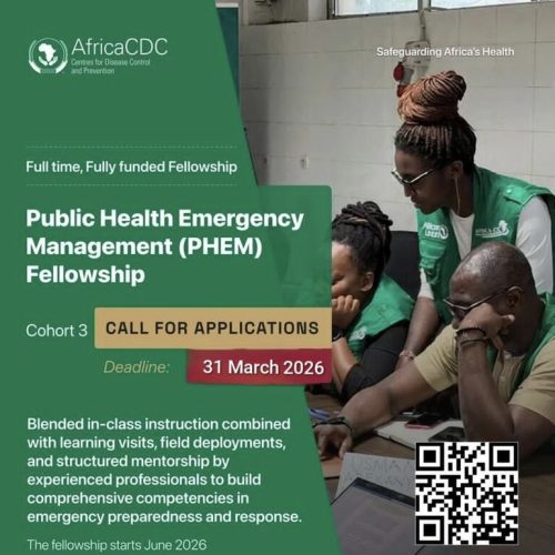 Africa CDC Public Health Emergency Management (PHEM) Fellowship 2026 for African Professionals (Fully Funded)