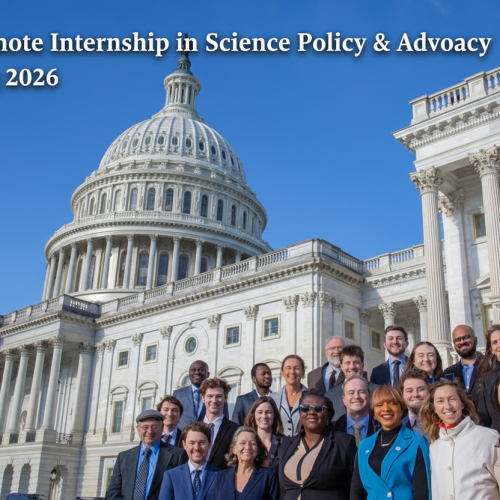 Paid Remote Internship in Science Policy & Advocacy — Spring 2026