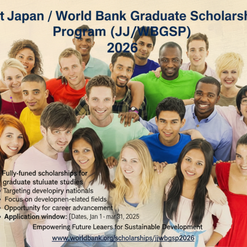 Joint Japan / World Bank Graduate Scholarship Program (JJ/WBGSP) 2026