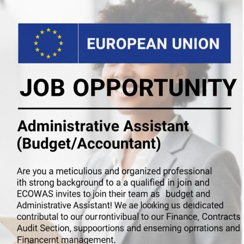 Join the EU Delegation as an Administrative Assistant (Budget/Accountant)