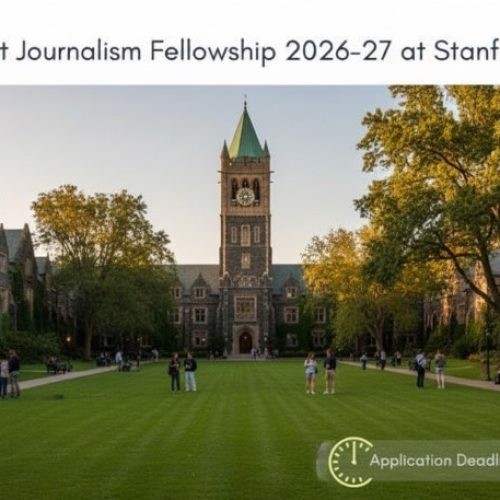 John S. Knight Journalism Fellowship 2026–27 at Stanford University — Now Open!