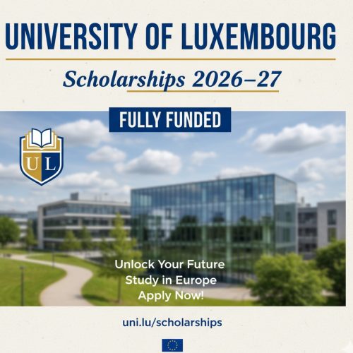 University of Luxembourg Scholarships 2026–27 | Fully Funded