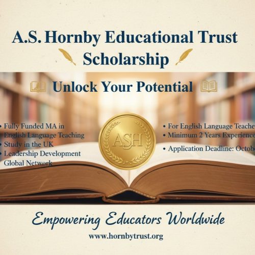 A.S. Hornby Educational Trust Scholarship